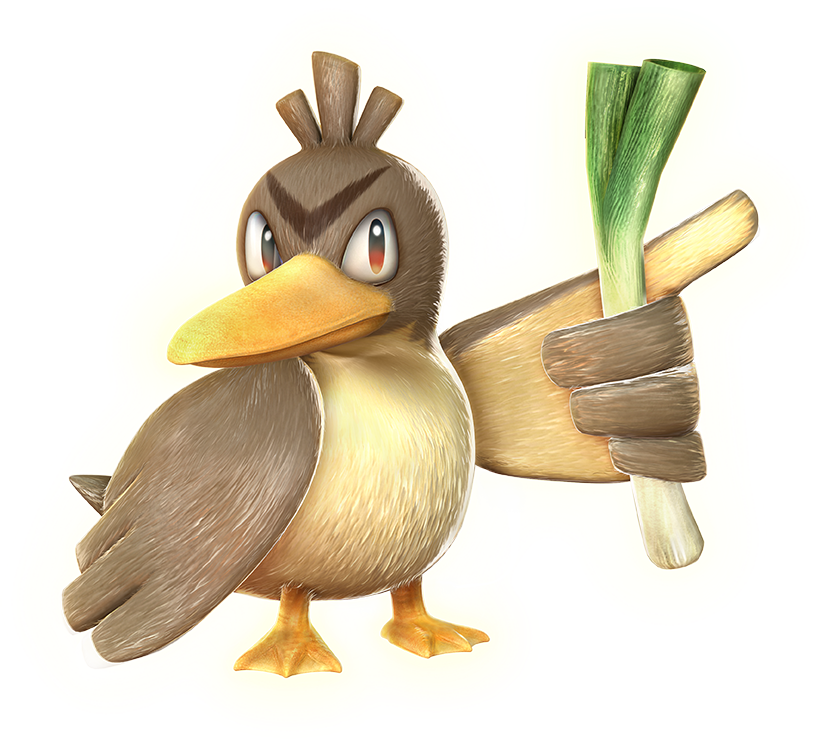 824kib, 816x739, Leek - Pokken Tournament Farfetch D (816x739), Png Download