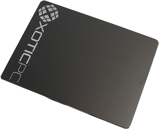 Xotic Pc Black Aluminum Gaming Mouse Pad W/ Non-slip - Ssd Seagate 250 (600x448), Png Download