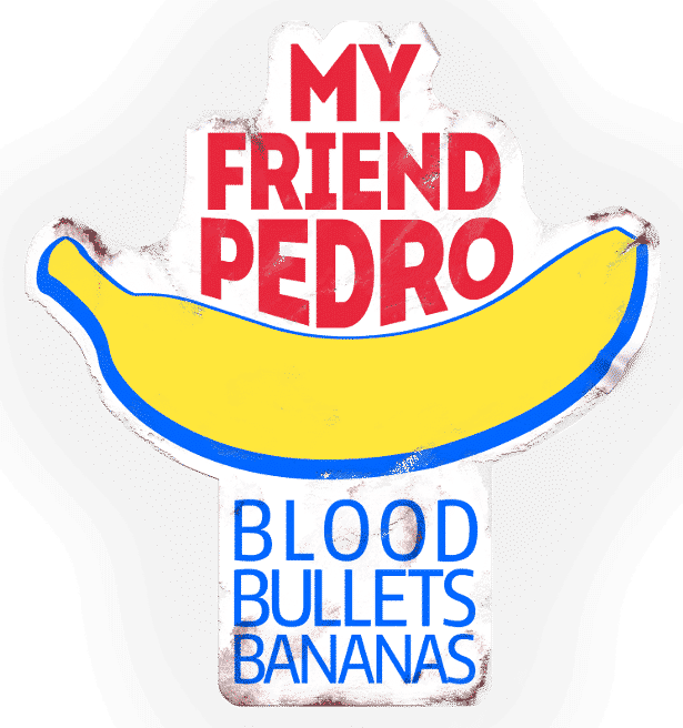 My Friend Pedro Violent Acrobatic Platformer In Development - My Friend Pedro Bananas (615x656), Png Download
