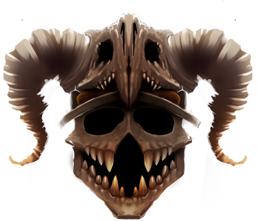 Ram Head - Skull (400x400), Png Download