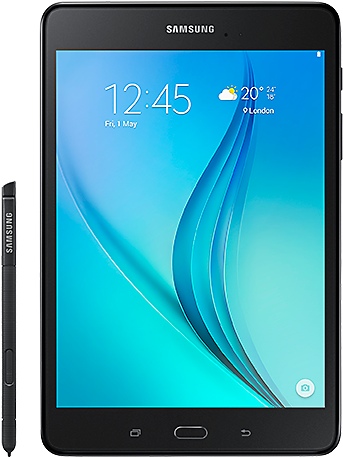 Tablet With Pen Png - Samsung Tab A P355 Lte (488x488), Png Download