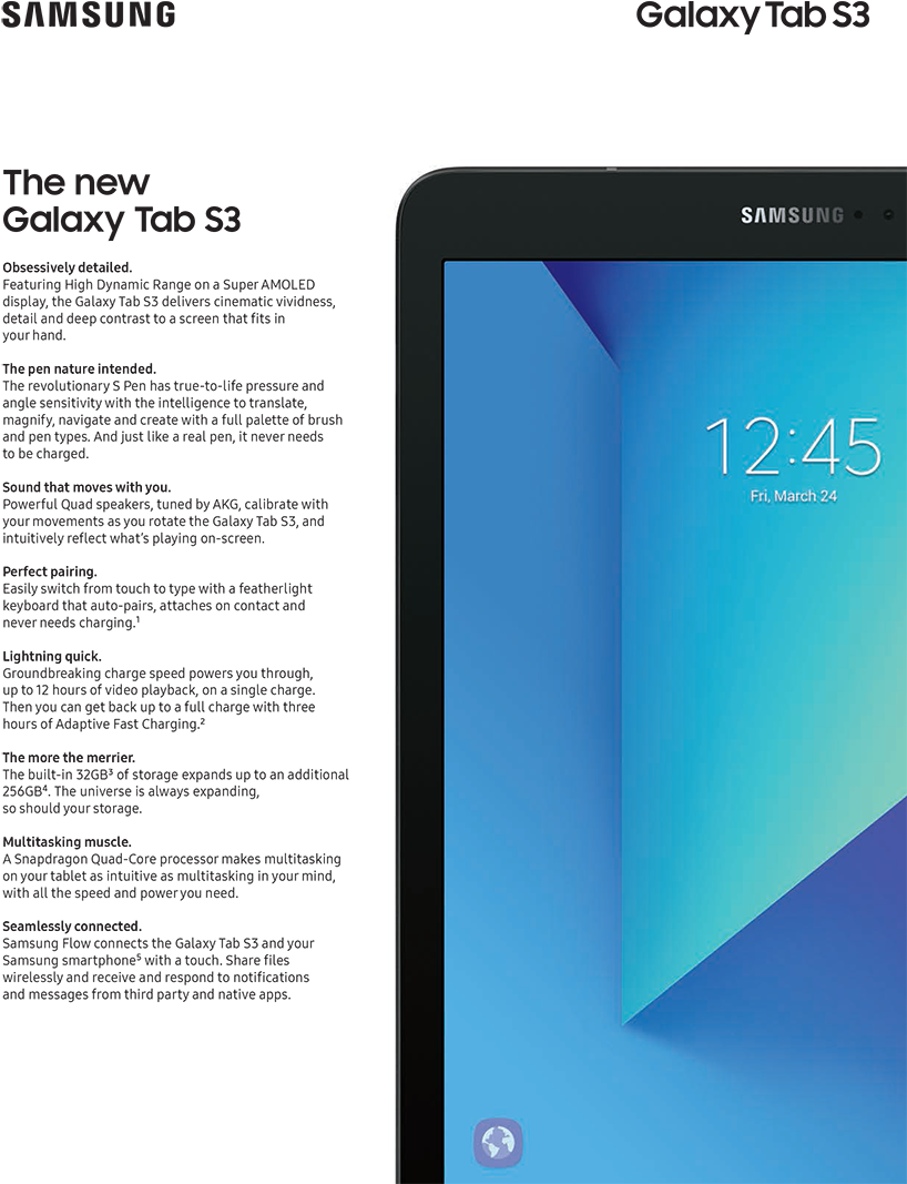 Samsung Galaxy Tab S3 (930x1066), Png Download