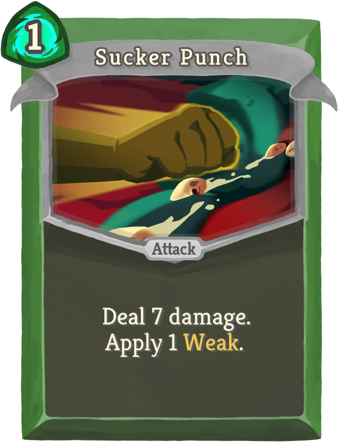 Suckerpunch - Axe Kick Slay The Spire (678x874), Png Download