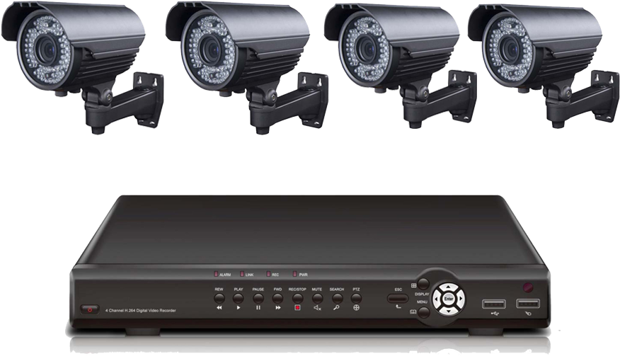699 Kit Edited 1 8675 Ultimate Cctv Reception Sign - Kit Cctv Png (900x600), Png Download
