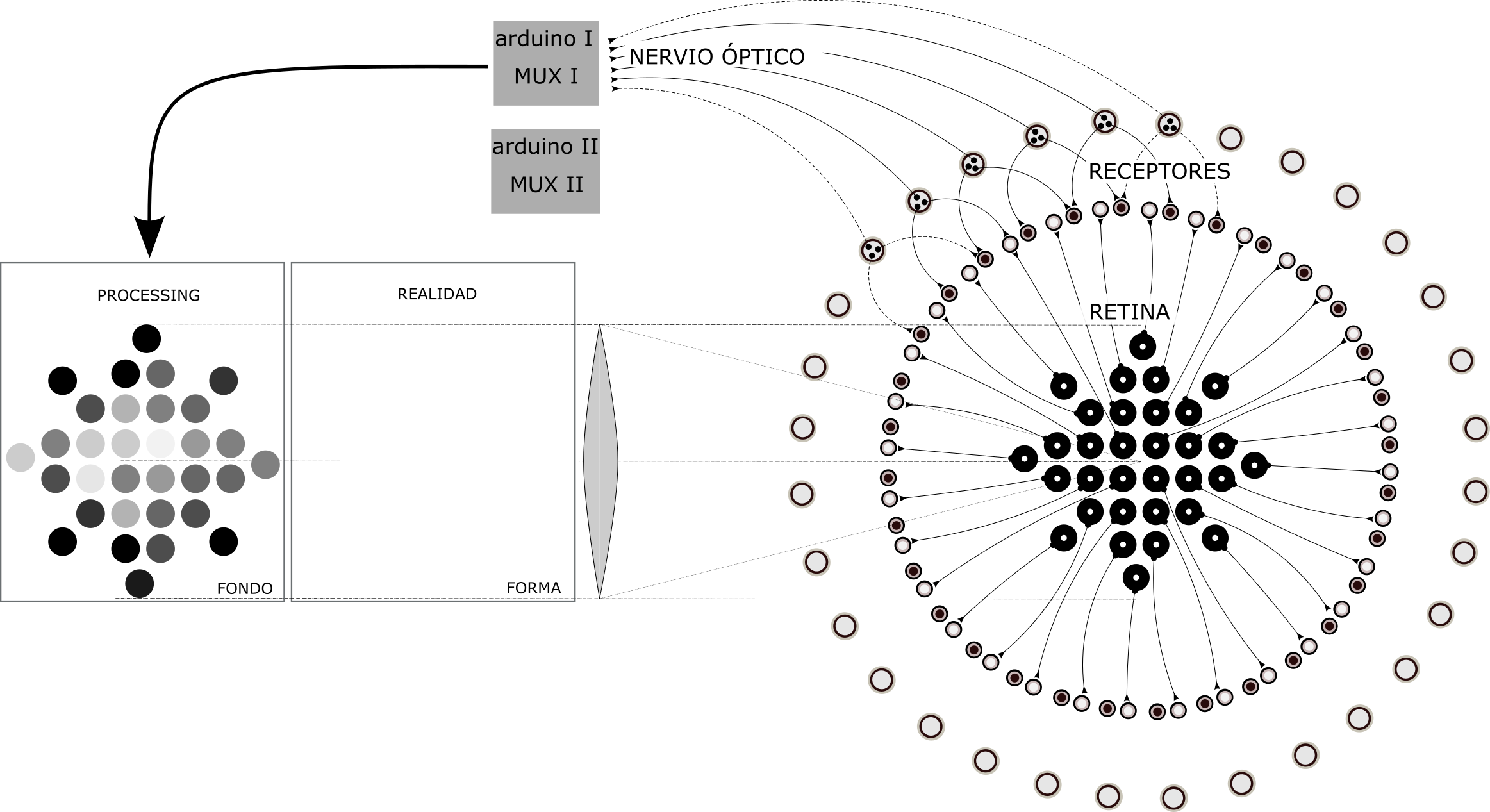 Esquema Ojo Barnamini - Vector Graphics (2325x1267), Png Download