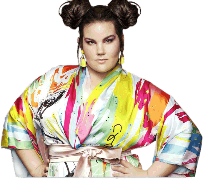 Download - Israel Eurovision 2018 Netta (749x606), Png Download