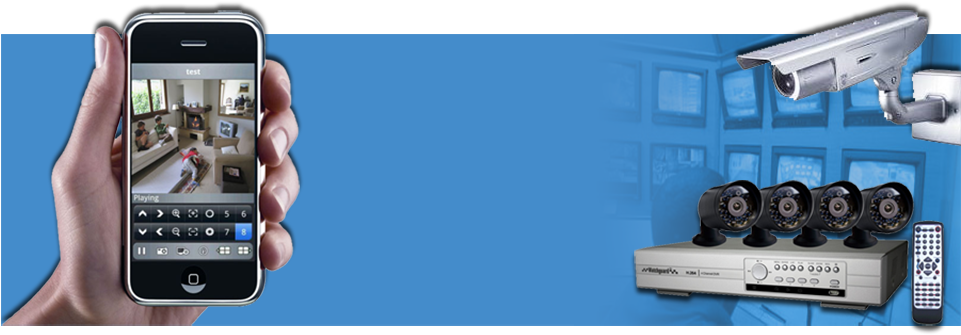 Security - Watchguard Cctv Security Camera System Complete Kit (960x373), Png Download