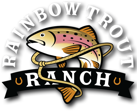 Rainbow Trout Ranch Logo (480x388), Png Download