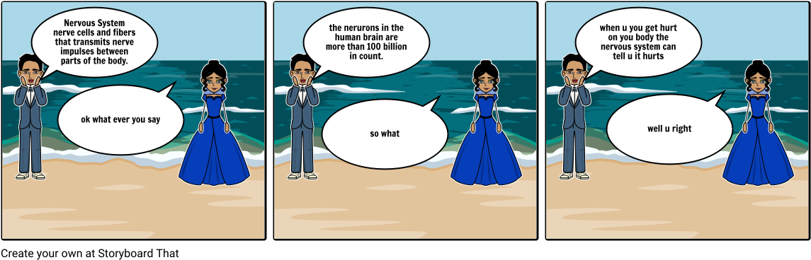 Nervous System-hardy - Nervous System Story Board (1164x385), Png Download