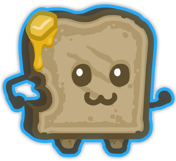 Charactertoasty - Toasty Move Or Die (360x360), Png Download