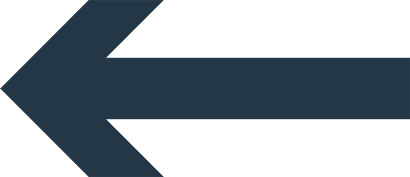 Big Blue Arrow Pointing To Left - Logo (800x345), Png Download