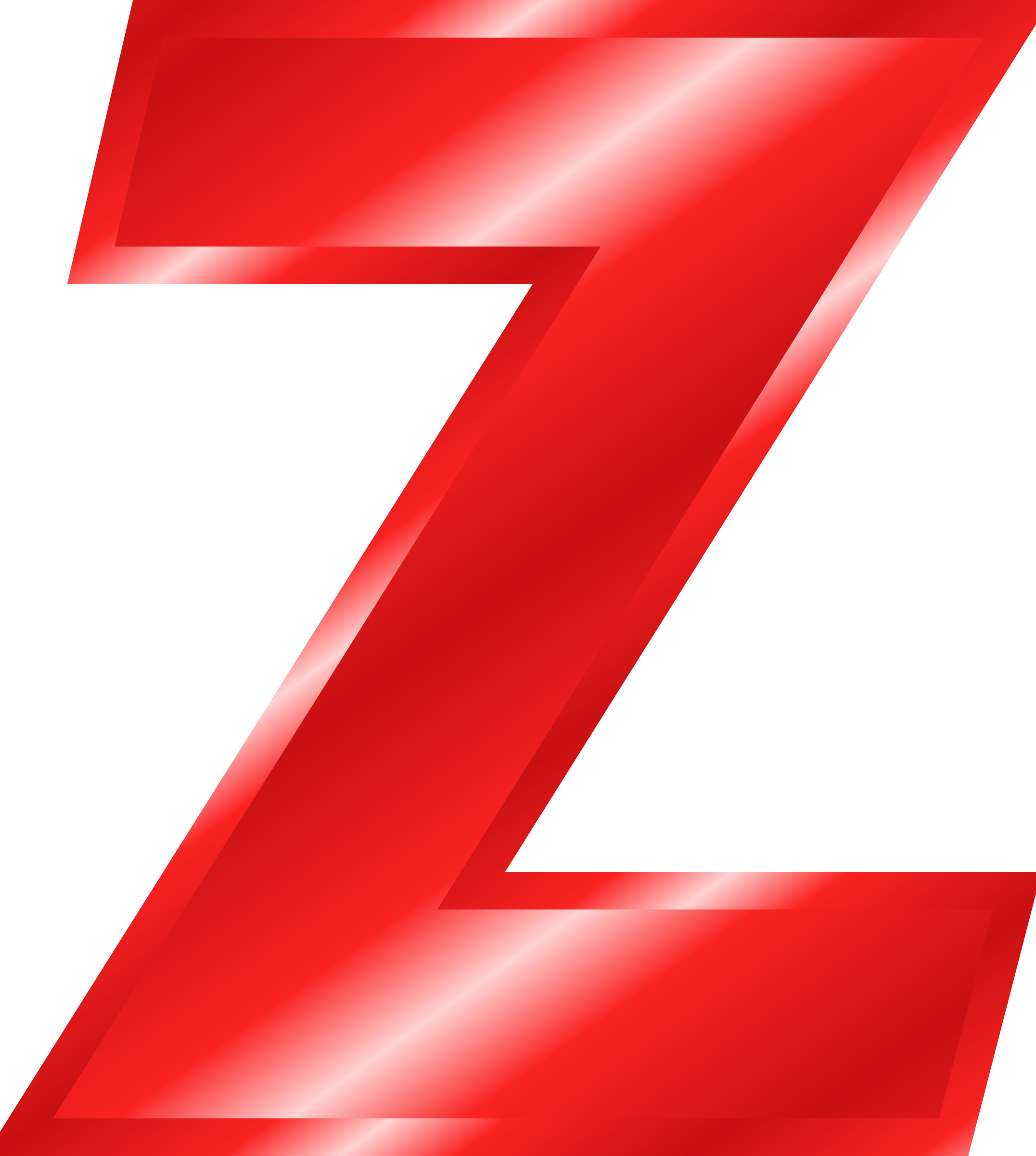 Big Letter Z - Letter Z Color Red (2153x2400), Png Download
