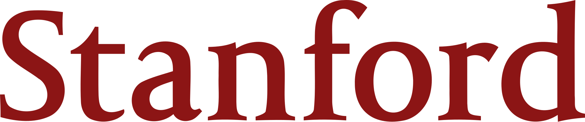 Open - Stanford University Logo Svg (2000x420), Png Download