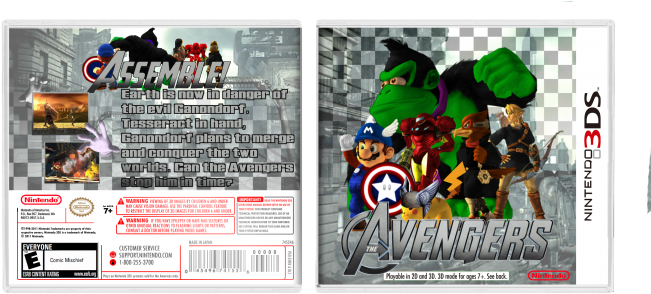 Avengers Box Art Cover - Super Smash Bros Tmnt (700x311), Png Download