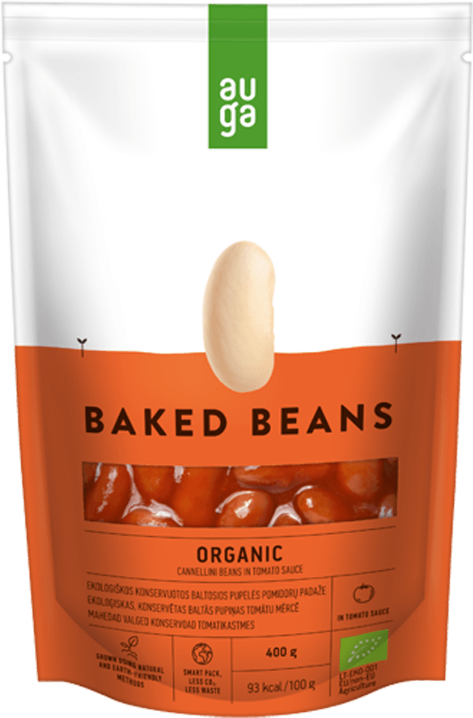 Auga Organic Red Kidney Beans In Spicy Sauce 400g (840x1060), Png Download