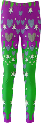 The Brightest Sparkling Stars Is Love Cassandra Women's - Leggings (500x500), Png Download