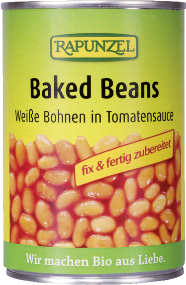 Order Online - Rapunzel Organic Baked Beans, 400g (600x600), Png Download