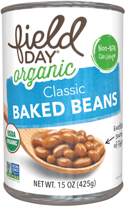Organic Classic Baked Beans - Ranchero Beans Field Day (283x432), Png Download