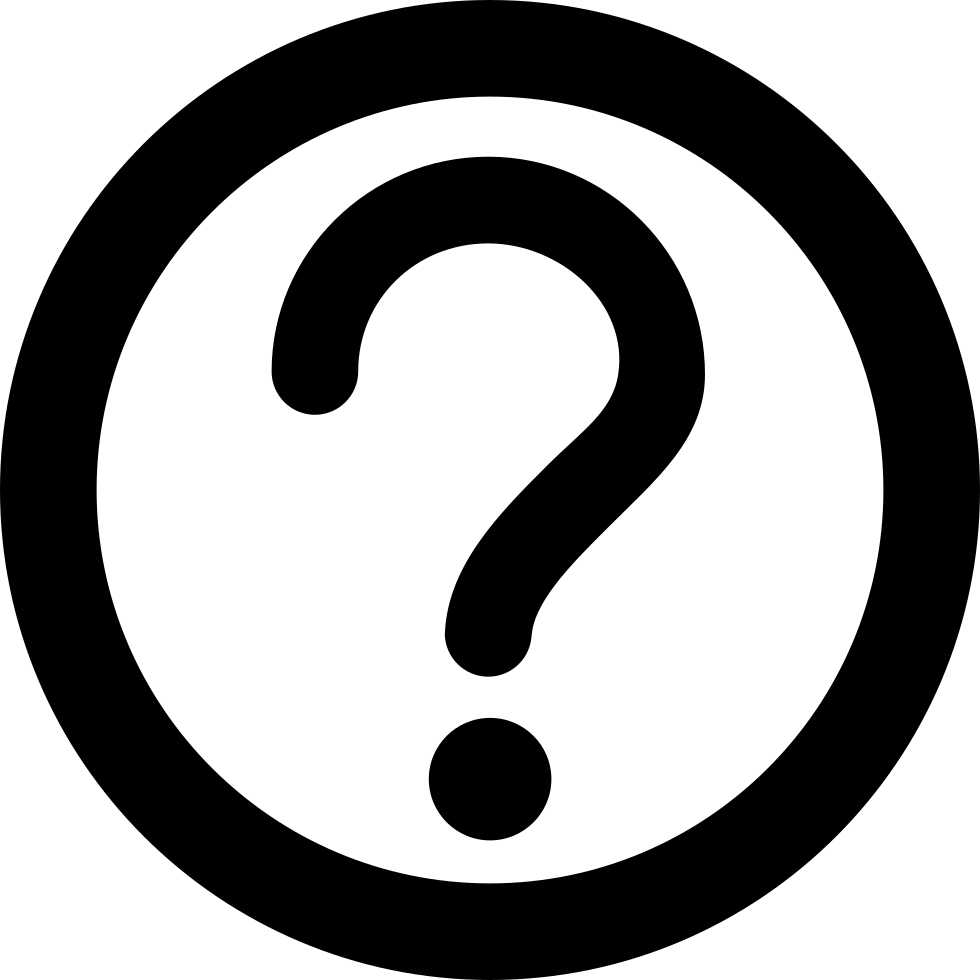 Question Mark - - Question Mark Icon Transparent (980x980), Png Download