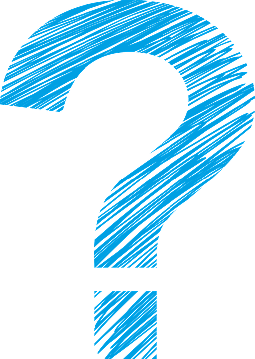 Drawn Question Mark Transparent Background - Transparent Blue Question Mark (513x720), Png Download
