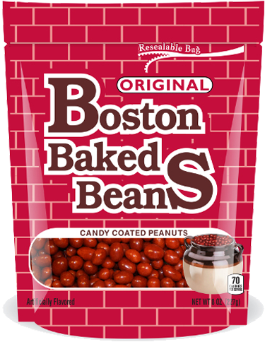 Boston Baked Beans Candy Coated Peanuts, Original - (500x500), Png Download