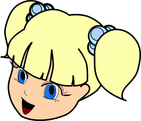 How To Set Use Cute Girl Svg Vector (600x515), Png Download