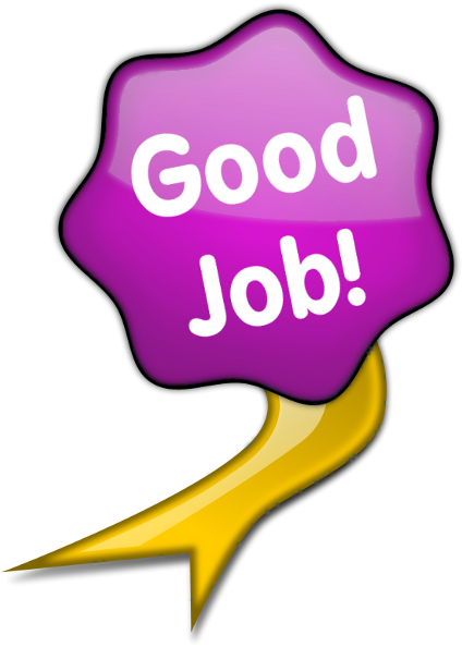 Great Job - No 1 Vector Png (426x600), Png Download