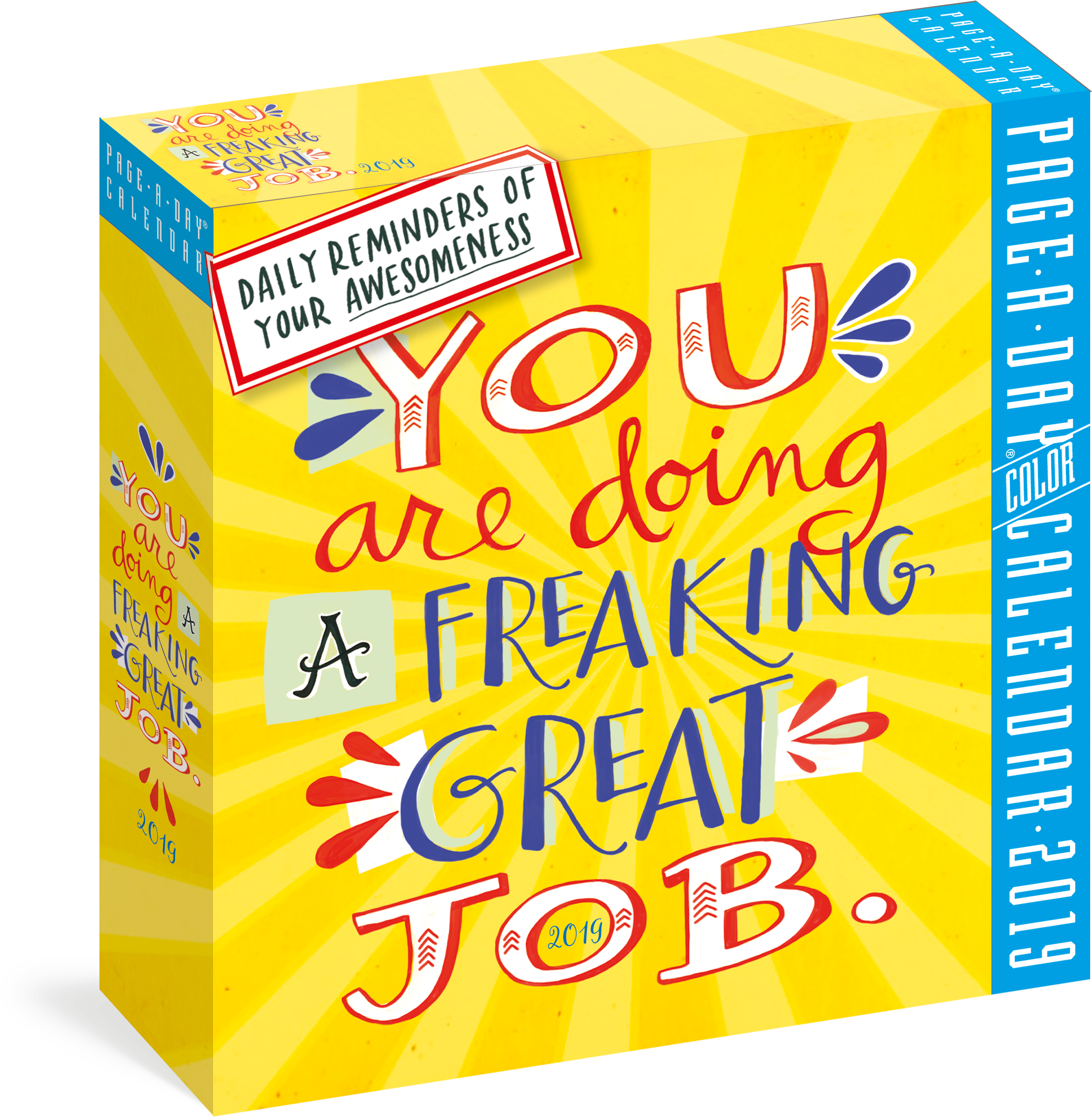 You Are Doing A Freaking Great Job Page A Day Calendar - You Are Doing A Freaking Great Job 2018 Box Calendar (2550x2550), Png Download