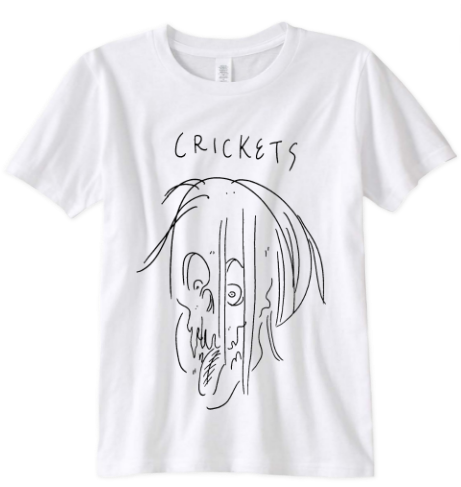 Crickets Skull T-shirt (461x510), Png Download