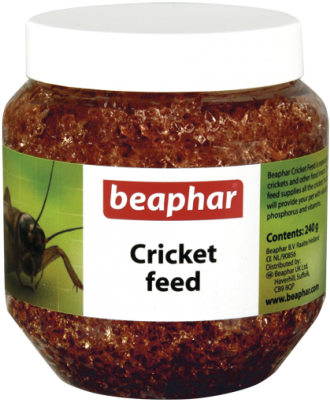 Cricket Feed - 240g - English - Beaphar Cricket Feed (382x450), Png Download