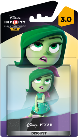 Disney Infinity Character Toys And Gadgets - Disney Infinity 3.0 - Inside Out: Disgust (347x500), Png Download