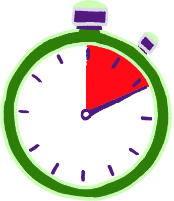 Catchy Job Advert - Clock (345x399), Png Download