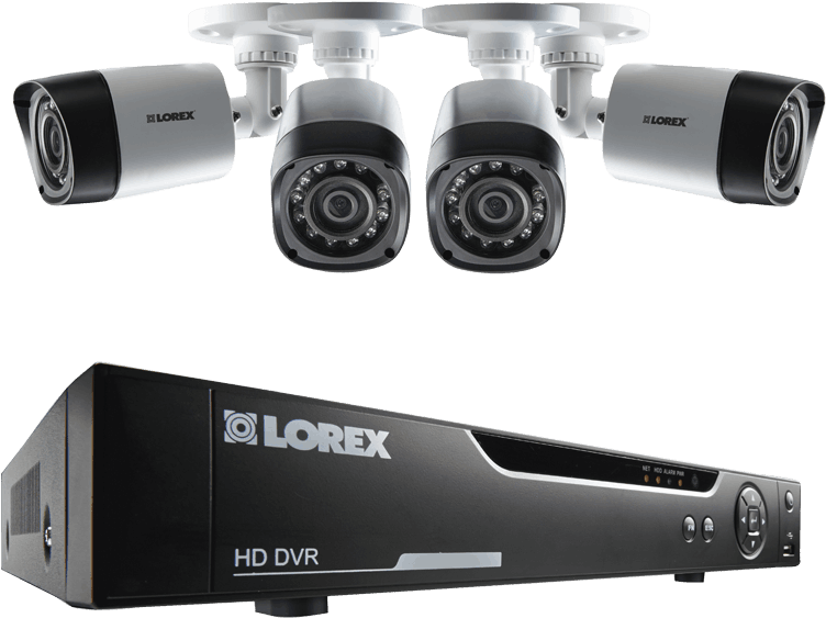 4 Channel Series Security Dvr System With 720p Hd Cameras - Lorex Cctv (900x600), Png Download