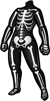 Gear-skeleton Suit Render - Portable Network Graphics (380x380), Png Download