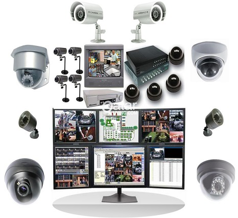 Cctv Camera - Camaras Cctv (466x427), Png Download