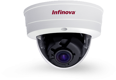 Fixed Minidome Cameras - Infinova Dome Camera (402x317), Png Download