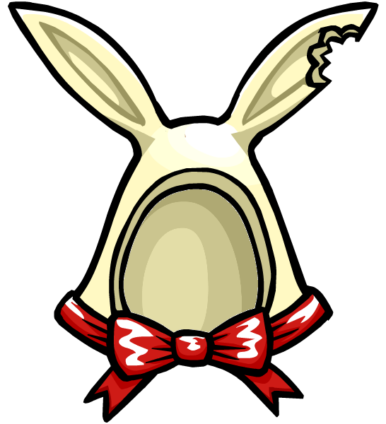 Clip Art Clipart Easter Bunny Rabbit Clip Art - Bunny Ears Club Penguin (546x600), Png Download