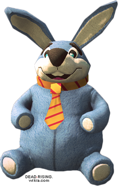 Dead Rising Giant Stuffed Rabbit - Dead Rising 2 (388x612), Png Download
