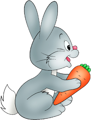 Easter Bunny Easter Egg Rabbit Clip Art - Rabbit Cartoon Images Png (400x400), Png Download