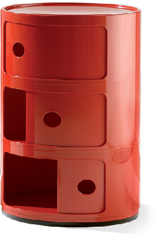 The Componibili, An Italian Best-seller For 50 Years - Kartell Componibili (516x480), Png Download