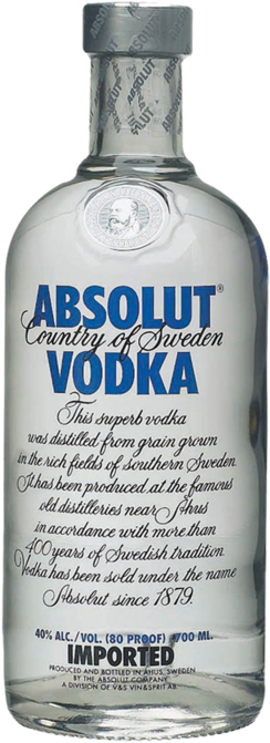 Absolut Vodka 70ml - Absolut Vodka (800x800), Png Download