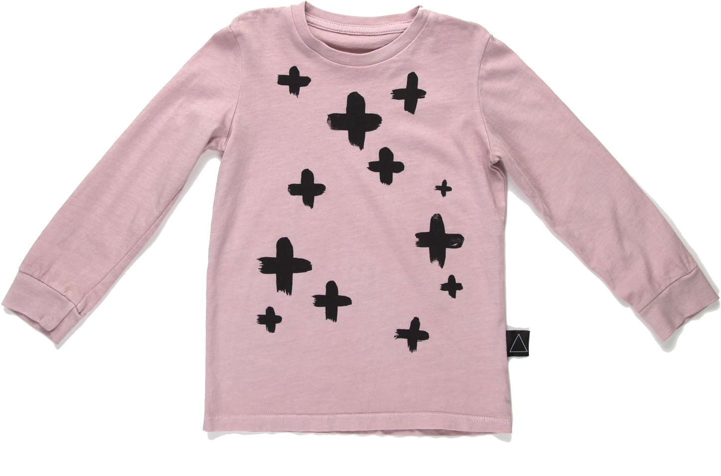 Plus Signs Long Sleeve Tee - Decal (1500x1451), Png Download