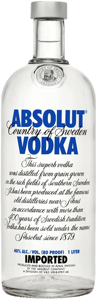 Absolut Blue - Absolut Vodka Png (300x600), Png Download