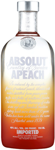 Picture Of Absolut Apeach Vodka 700ml - Absolut Vodka Flavors Peach (550x550), Png Download