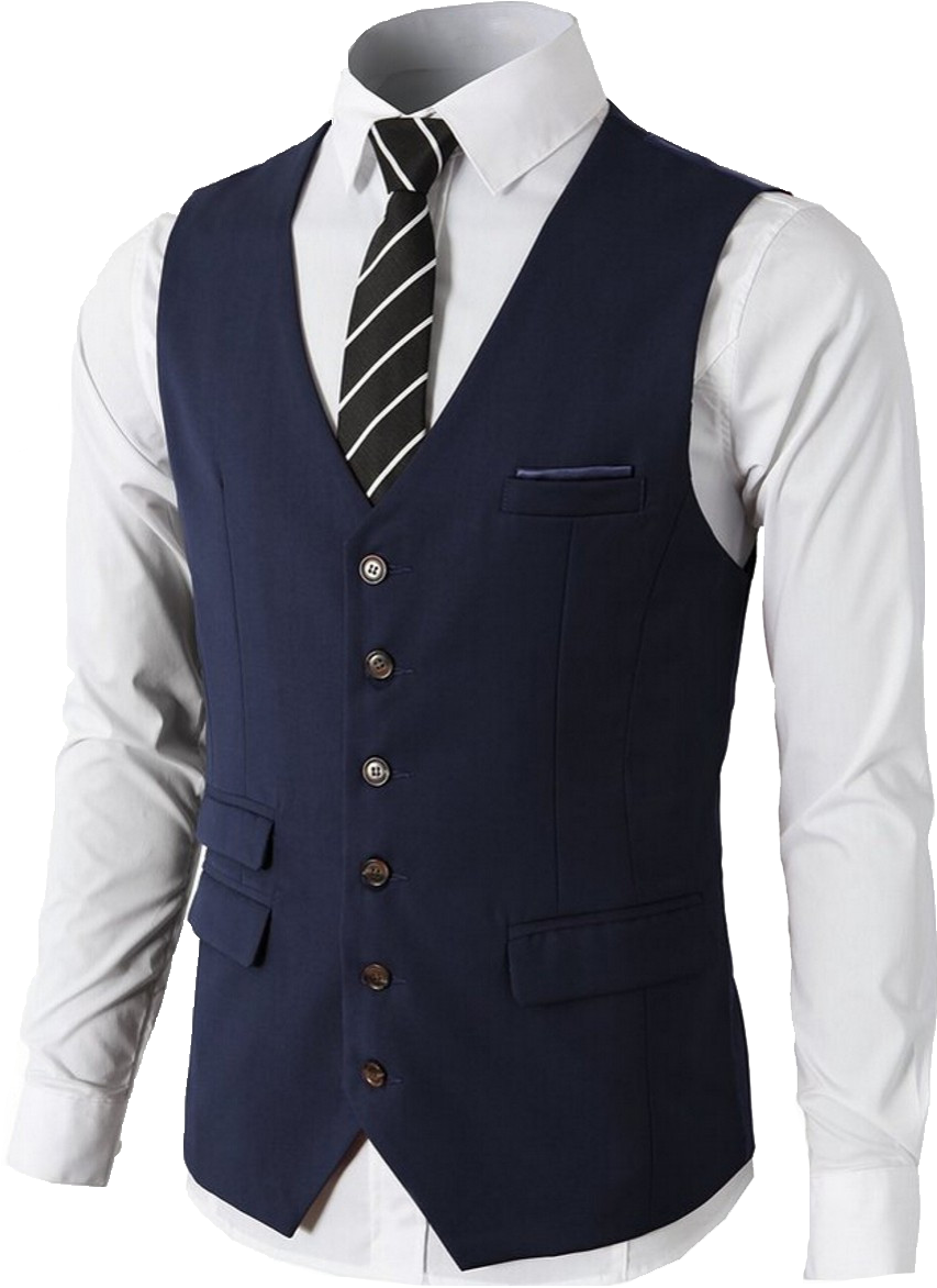Vest Png Hd Background - Formal Office Wear Waistcoat Mens (1000x1221), Png Download