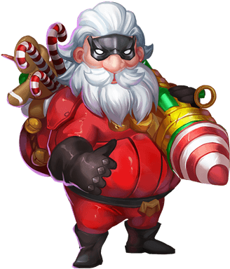 Santa Burglar - Битва Замков Дед Мороз (330x438), Png Download