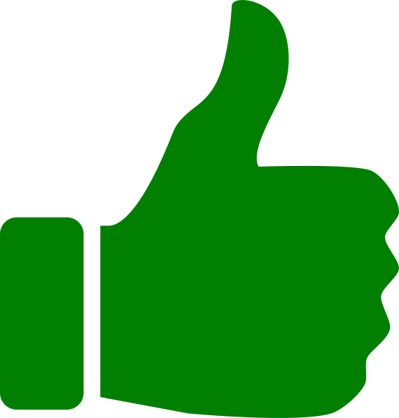 Thumbs Down Buttons Royalty Free Cliparts, Vectors - Green Thumbs Up Icon (570x597), Png Download
