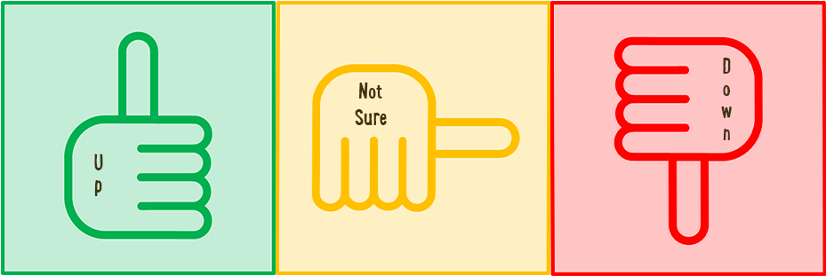 Thumbs Up Down And Sideways (1000x462), Png Download