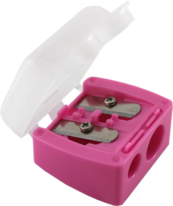 Precision Beauty 2pc Pencil Sharpener - Pencil Sharpener (611x817), Png Download