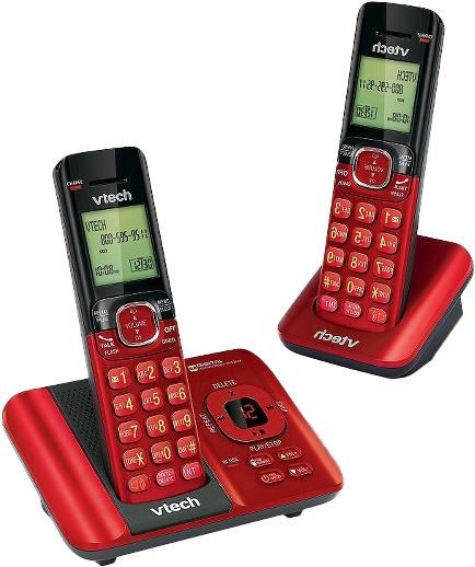 Century Link Communications Phone Service - Vtech Cs6519-16 Expandable Cordless Phone (480x517), Png Download